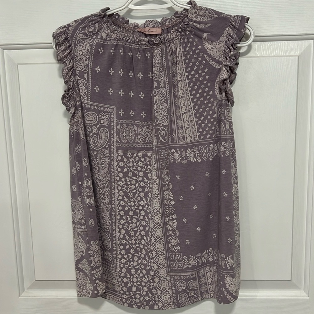 Ces Femme Ruffled Tank Top